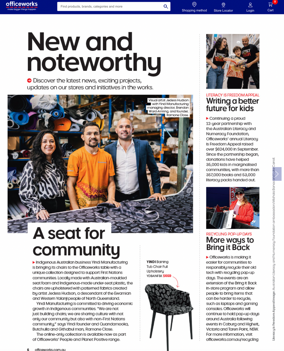 Officeworks National Magazine Catalogue, Instore, Online – Jedess Hudson